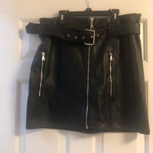 Express pleather skirt size 14 new w/ tags